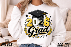 2026 Grad Cap School Graduation PNG Product Image 2