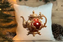 Christmas Coffee Clipart Sublimation, Christmas PNG Product Image 4