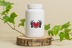 Skeleton Valentines Day Sticker Product Image 3