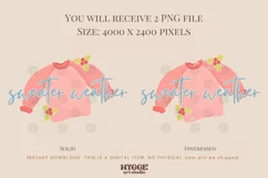 Sweater Weather Sublimation | Retro Christmas PNG Product Image 2