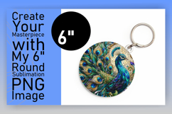 Chic Keychain Circle Design Template , Animals Product Image 1
