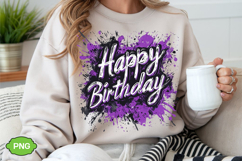 Happy Birthday PNG Design Sublimation | Happy Birthday Product Image 4