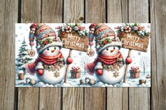 Christmas Snowman | cute Xmas Sublimation Mug design bundle Product Image 4
