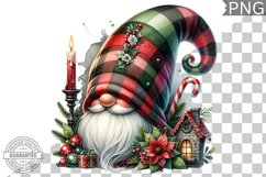 Christmas Gnome Sublimation - Clipart PNG Design Product Image 1