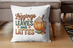 Fall Feels Autumn Leaves &amp; Cozy Quotes PNG Pack Product Image 4