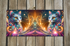 Colorful Cats | pets Mug Sublimation design PL Product Image 4