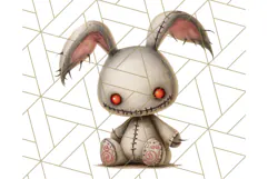 Possessed Toys Clipart PNG Haunted Doll Characters Product Image 4
