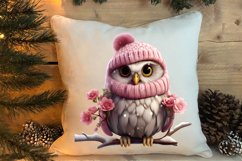 Christmas Owl Clipart, Christmas Owl Clipart, Christmas Owl Product Image 4