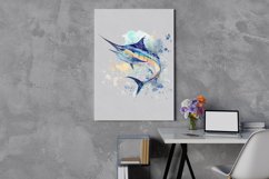 Marlin Watercolor Sublimation Bundle Png Transparen Product Image 4