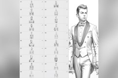 60 Procreate Men in suits Stamp Brushes Product Image 7