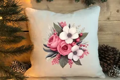 Pink Tis The Season Christmas Sublimation, Christmas Clipart Product Image 4