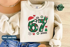 Funny Six Seven Meme Christmas PNG Sublimation Product Image 1