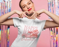 Pink Retro Valentine Truck Png | Coquette Valentine Heart Product Image 2