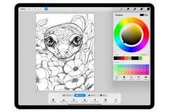 40 Woodland Animals Procreate Stamp Brushes Product Image 5