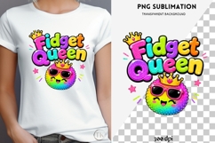 Fidget queen png design for T-shirts Product Image 4