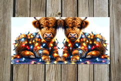 Christmas cow &amp; garland | 4 Sublimation Mug design PLUS Product Image 4