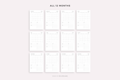 2026 Monthly Goal Planner, Printable &amp; Fillable, A4/Letter Product Image 4