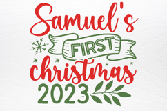 Baby&#039;s First Christmas SVG Product Image 4