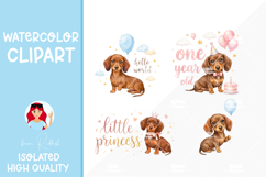 26 Cute Sausage Dog PNG Set for Baby Design, Nursery, Prints Product Image 7