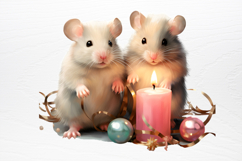 Christmas Baby Animals Clipart PNG Product Image 4