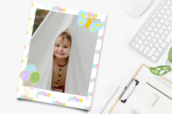 Editable Kids Cute Shapes Polaroid Frame Canva Template Product Image 4