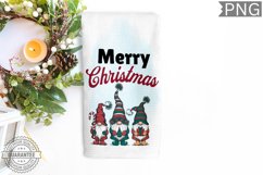 Merry Christmas Kitchen Towel - Christmas Towel Design Product Image 1