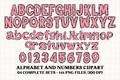 Little Angel Alphabet png clipart, angel letters doodle Product Image 4