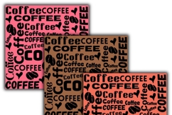 coffee digital papers, Coffee pattern, Coffee background Product Image 3