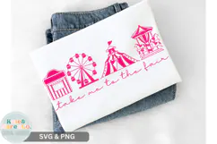 County Fair SVG | State Fair SVG | Take Me To The Fair PNG Product Image 2