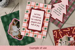 Vintage Christmas Photo Frames PNG Product Image 4