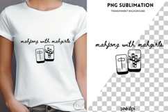 Mahjong png design for T-shirts Product Image 4
