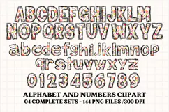 Mother's Day Alphabet clipart, mother’s day letters doodle Product Image 4