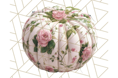 Floral Sewing Clipart PNG Vintage Sewing Elements Needlework Product Image 4