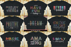 Girl &amp; women Inspirational motivational quotes Shirt bundle Product Image 7