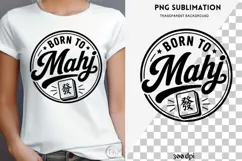 Mahjong quote png design for T-shirts Product Image 3