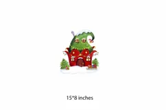 Elf's Christmas House, Gnome's New Year's House PNG Product Image 4