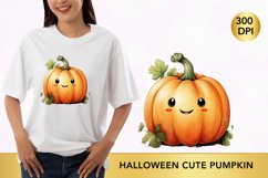 halloween cute pumpkin PNG, Pumpkin Halloween Product Image 1