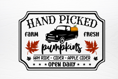 Rustic Fall Farmhouse Sign SVG Product Image 4