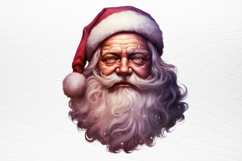 Vintage Black Pink Santa Claus Sublimation PNG Product Image 4