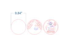 Halloween Welcome SVG laser cut file for Glowforge Product Image 4