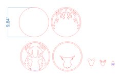 Deer SVG laser cut file for Glowforge Product Image 4