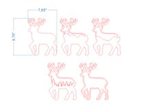Deer SVG laser cut file for Glowforge Product Image 4