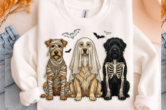 Spooky Halloween Dog T-shirt Png Product Image 1
