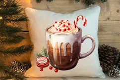 Christmas Drink Clipart Sublimation, Christmas PNG Product Image 4