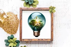 Watercolor Earth Day Clipart, Planet Earth Clipart Product Image 4