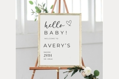Baby Shower Welcome Template 78 Product Image 4