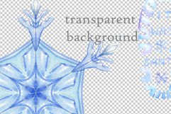 Snowflakes. Watercolor clipart Product Image 4