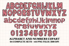 Father’s Day Alphabet clipart, father’s day letters doodle Product Image 4