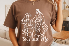 He Left The 99 To Find Me Svg, Bible Verse Svg, Jesus Svg. Product Image 5