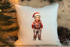 Watercolor Christmas Farm Clipart Product Image 4